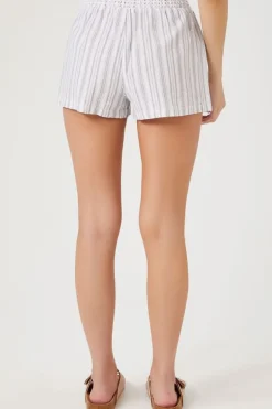 Striped Smocked Shorts