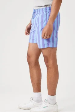 Striped Swim Trunks