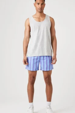 Striped Swim Trunks