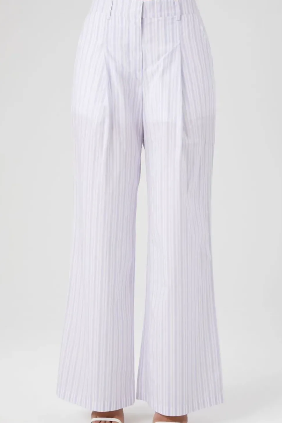 Striped Wide-Leg Pants