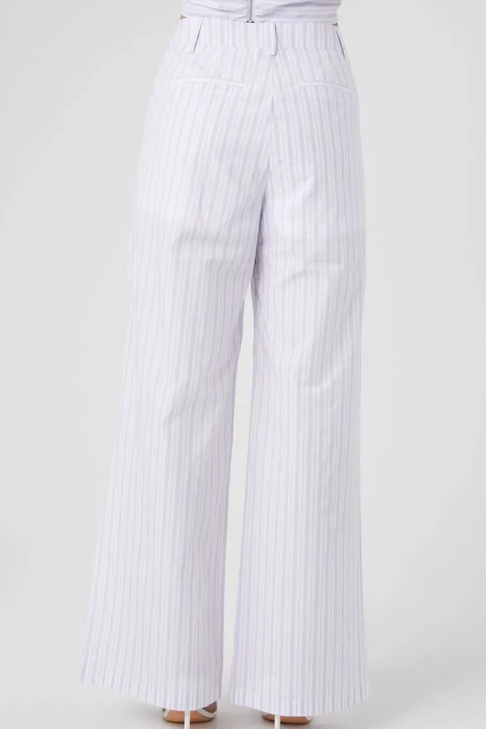 Striped Wide-Leg Pants