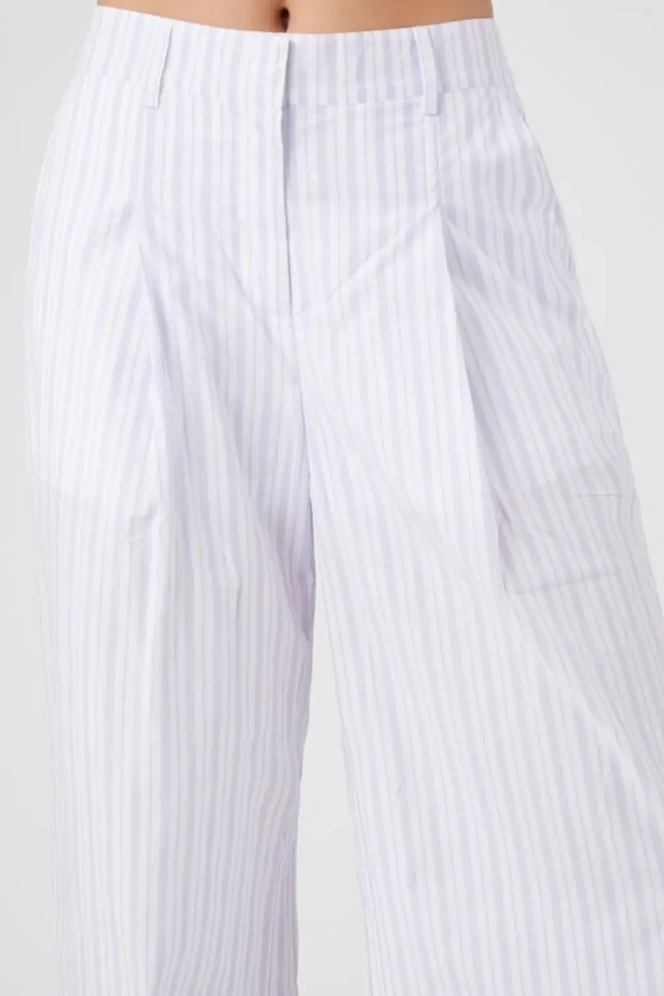 Striped Wide-Leg Pants