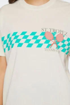 St Tropez Tennis Club Graphic Tee