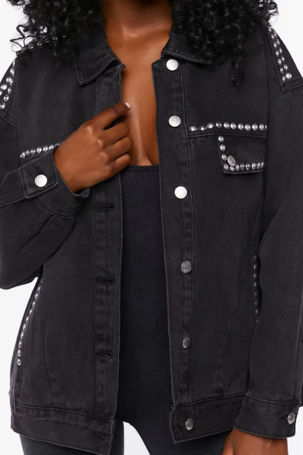 Studded Trucker Jacket