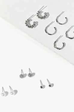 Studs & Hoops Earring Set