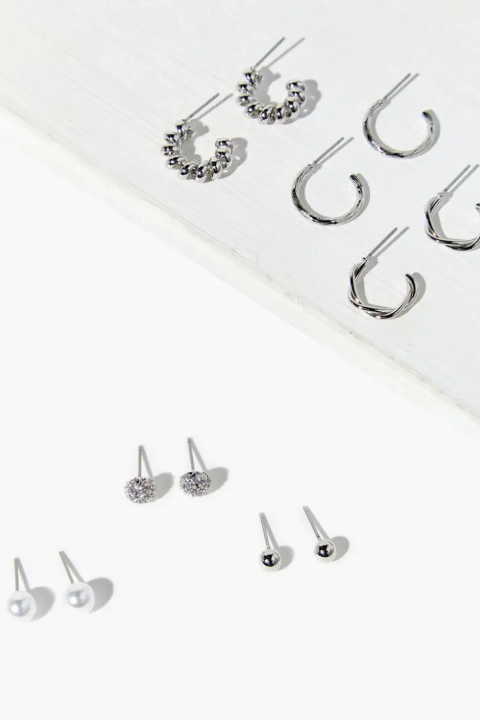 Studs & Hoops Earring Set