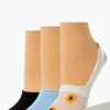 Sunflower No-Show Sock Set - 3 Pack