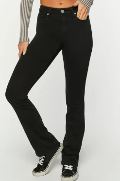 Super Stretch Straight-Leg Jeans