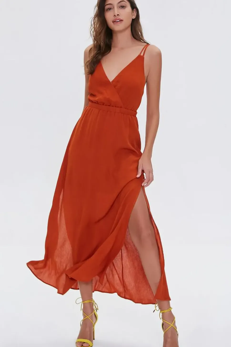 Surplice Cami Maxi Dress