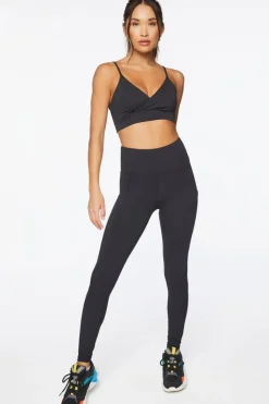 Surplice Longline Sports Bra