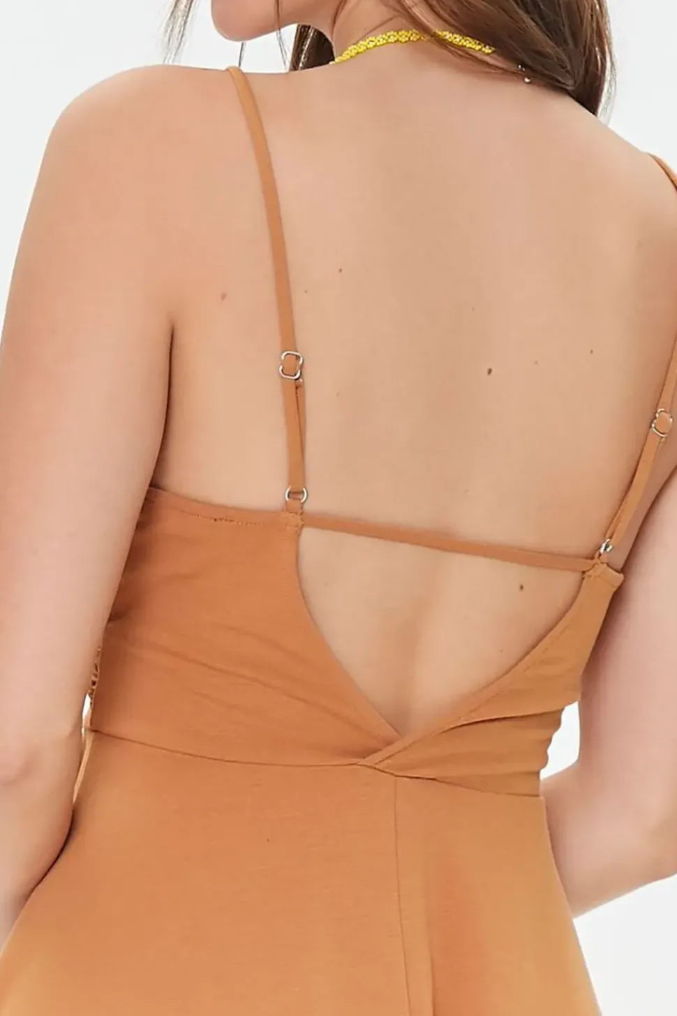 Surplice Skater Mini Dress