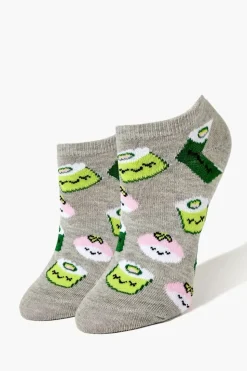 Sushi Print Ankle Socks
