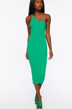 Sweater-Knit Bodycon Midi Dress