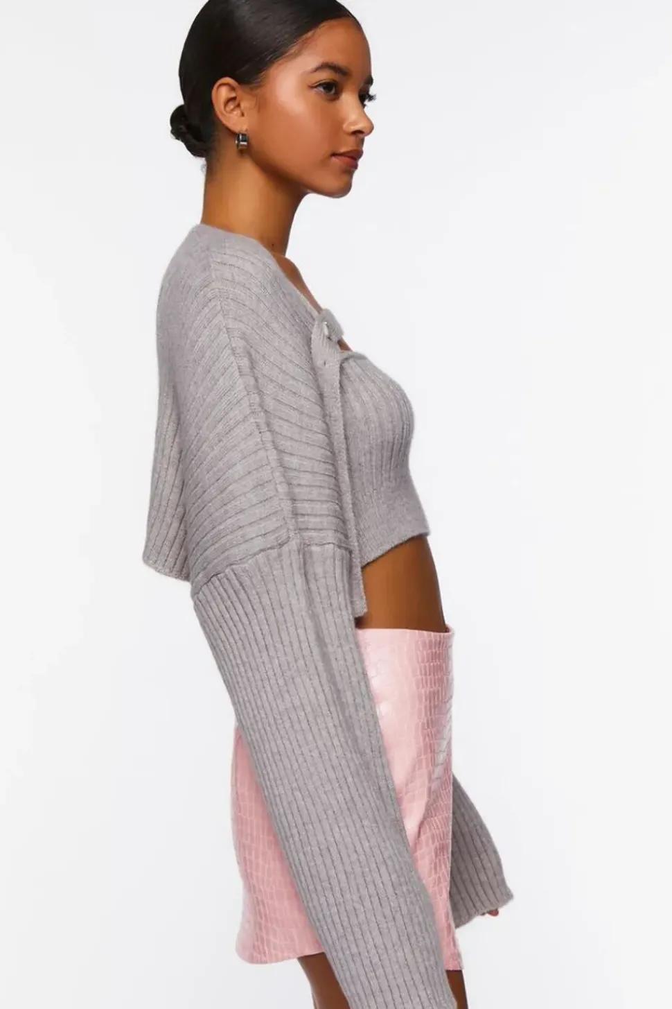 Sweater-Knit Cami & Shrug Set