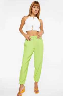 Sweater-Knit Cropped Halter Top