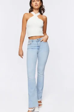 Sweater-Knit Crop Top