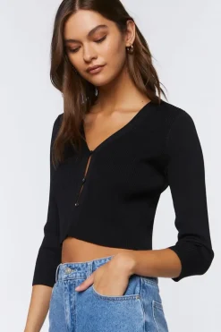 Sweater-Knit Crop Top