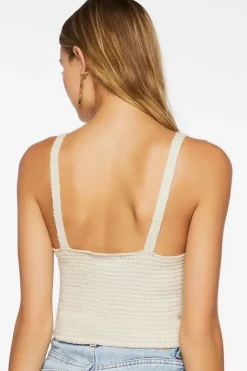 Sweater-Knit Crop Top