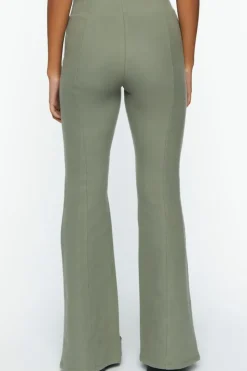 Sweater-Knit Flare Pants