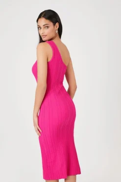 Sweater-Knit Midi Dress