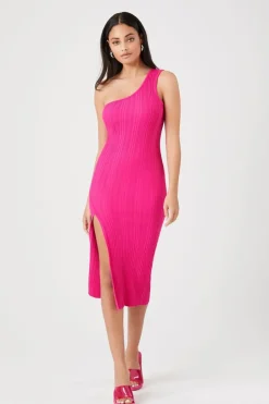 Sweater-Knit Midi Dress
