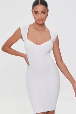 Sweater-Knit Mini Dress