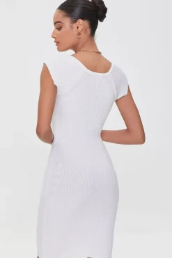 Sweater-Knit Mini Dress