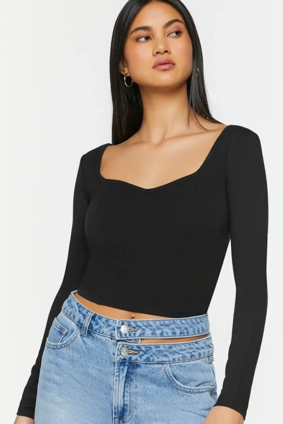 Sweetheart Long-Sleeve Top
