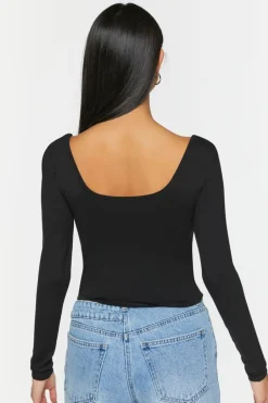 Sweetheart Long-Sleeve Top