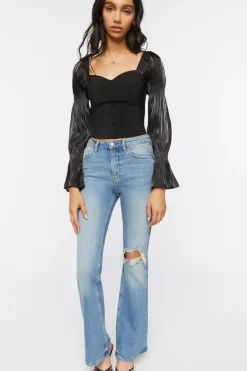 Sweetheart Tiered-Sleeve Top