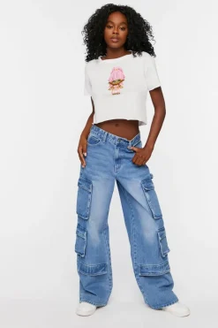 Symone Cropped Graphic Tee