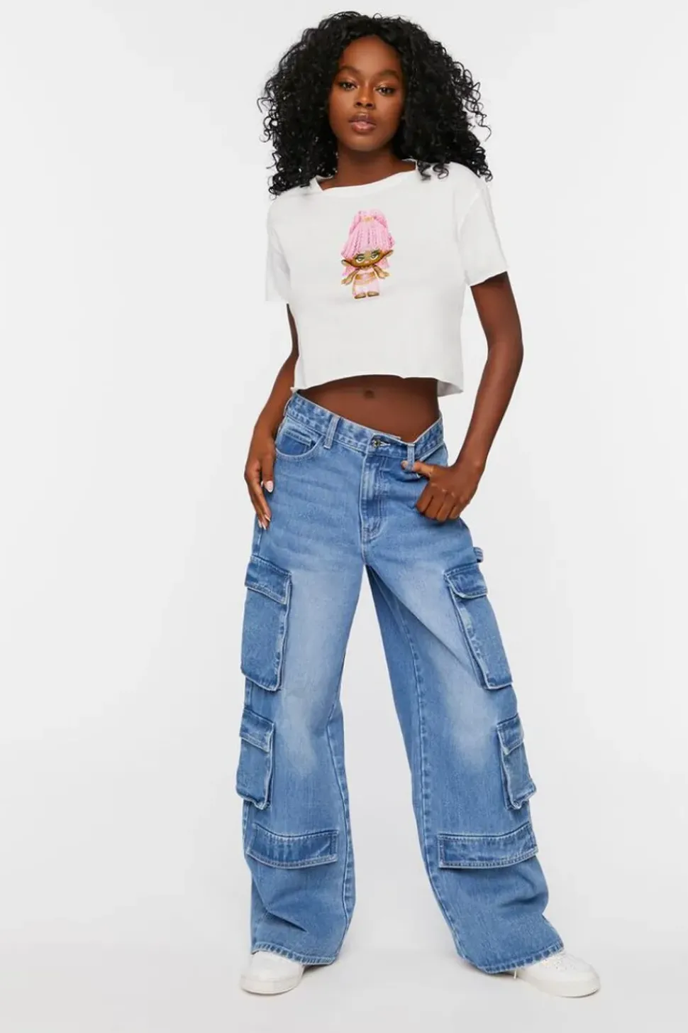 Symone Cropped Graphic Tee