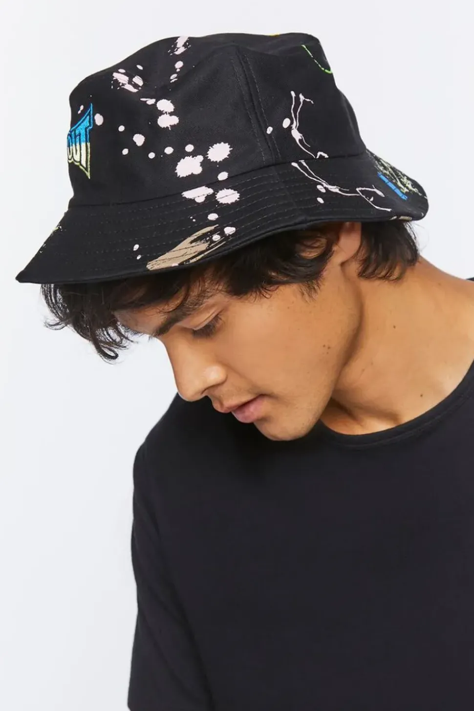 Tapout Paint Splatter Embroidered Bucket Hat