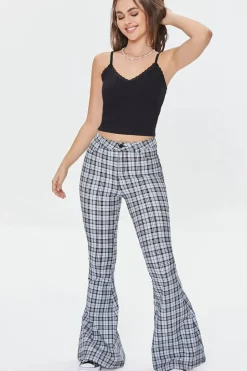 Tartan Plaid Flare Pants