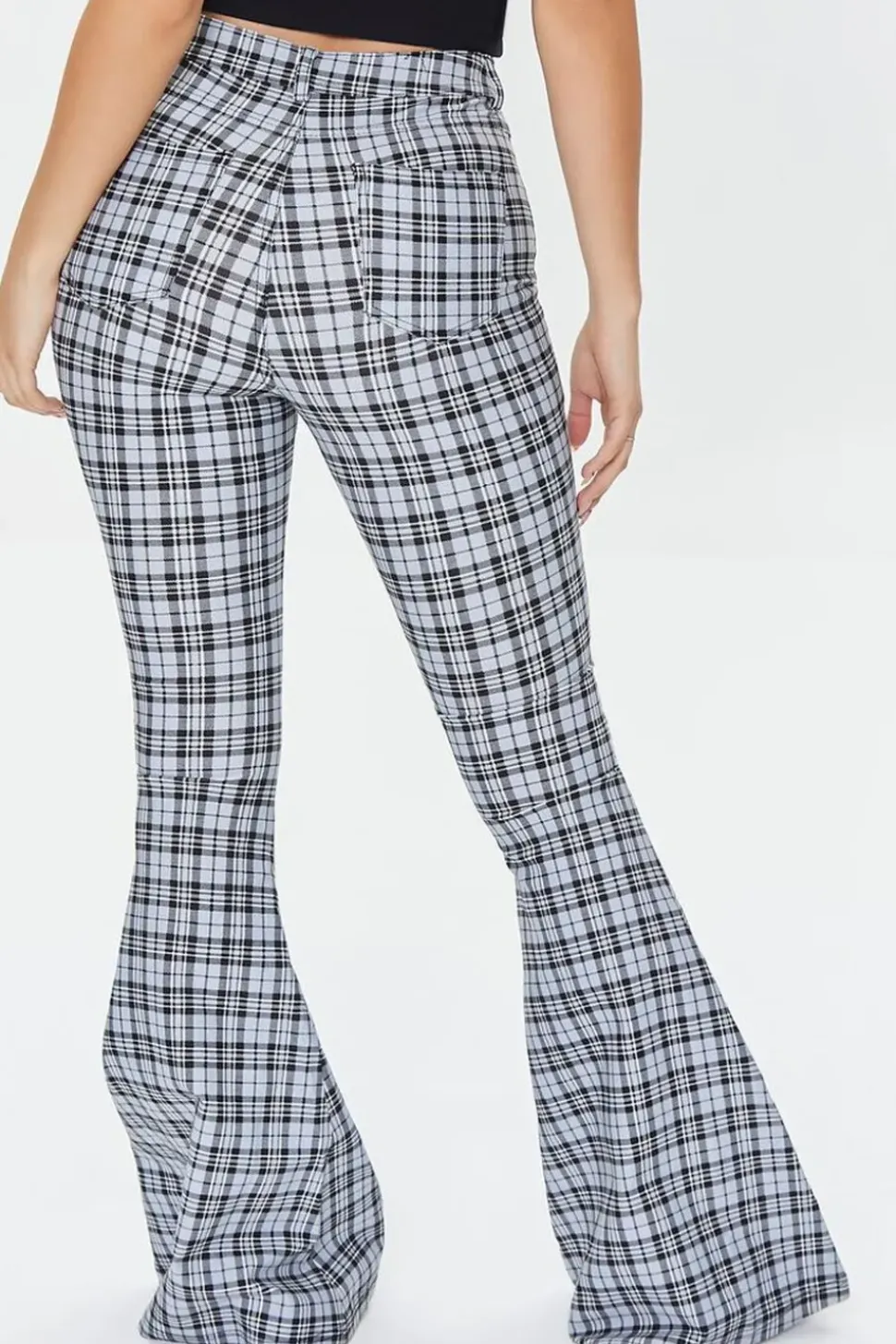 Tartan Plaid Flare Pants