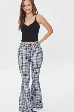 Tartan Plaid Flare Pants