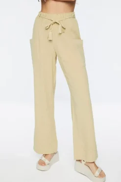 Tassel Drawstring Pants