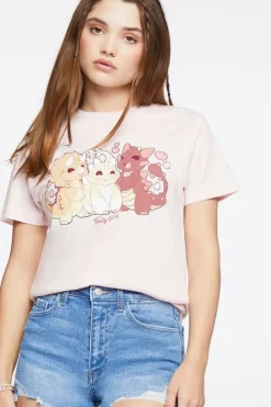Tasty Peach Graphic Crew Neck Tee