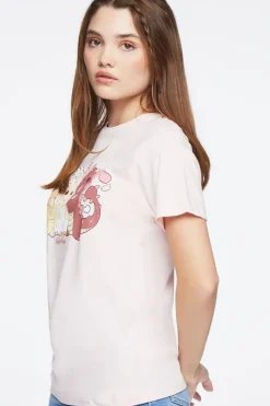 Tasty Peach Graphic Crew Neck Tee