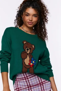 Teddy Bear Graphic Sweater