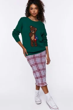 Teddy Bear Graphic Sweater