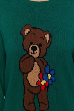 Teddy Bear Graphic Sweater