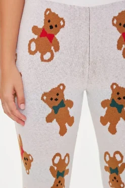 Teddy Bear High-Rise Leggings