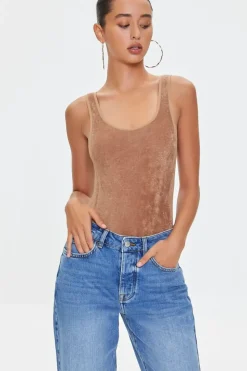 Terry Cloth High-Leg Bodysuit