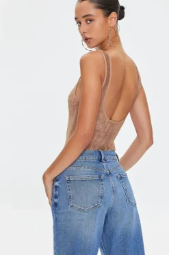 Terry Cloth High-Leg Bodysuit