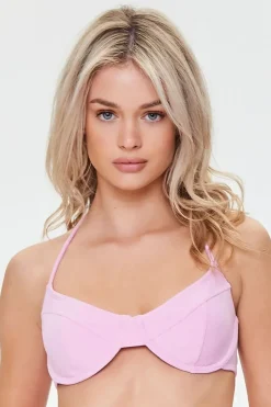 Terry Cloth Underwire Bikini Top