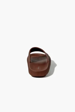 Textured Almond-Toe Slides