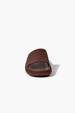 Textured Almond-Toe Slides