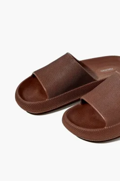 Textured Almond-Toe Slides