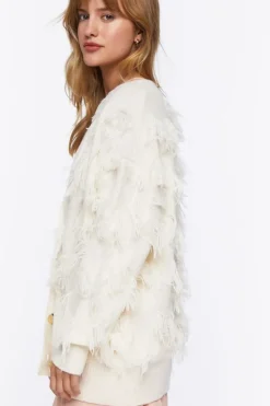 Textured Cardigan Sweater